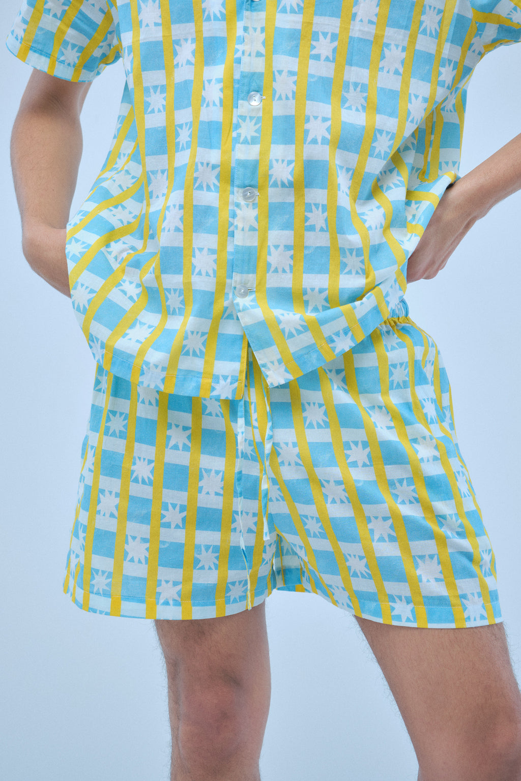 Mediterranean Tiles Shorts – Recycled Cotton