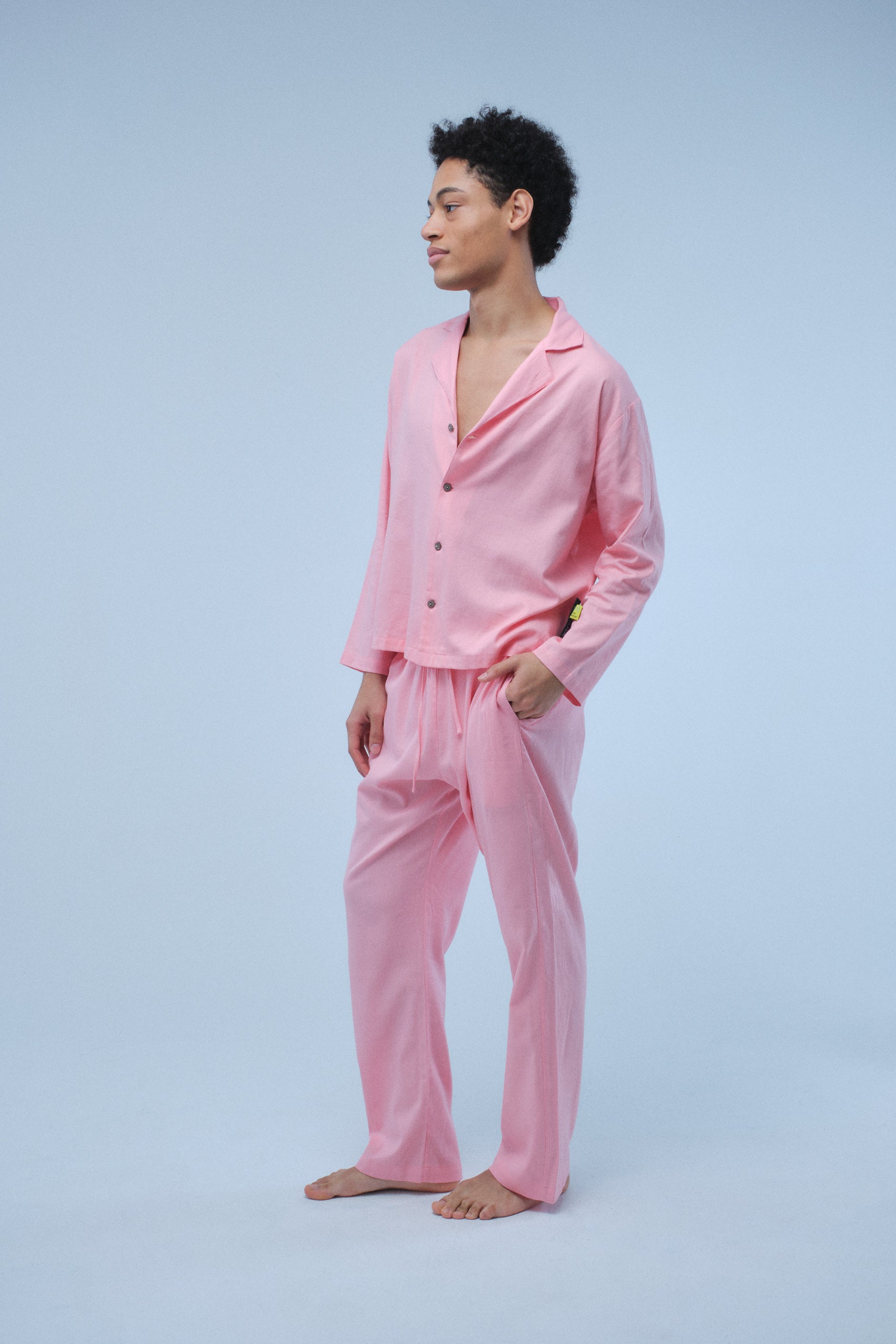 Soft Pink Long Sleeve Shirt – Banana Fabric