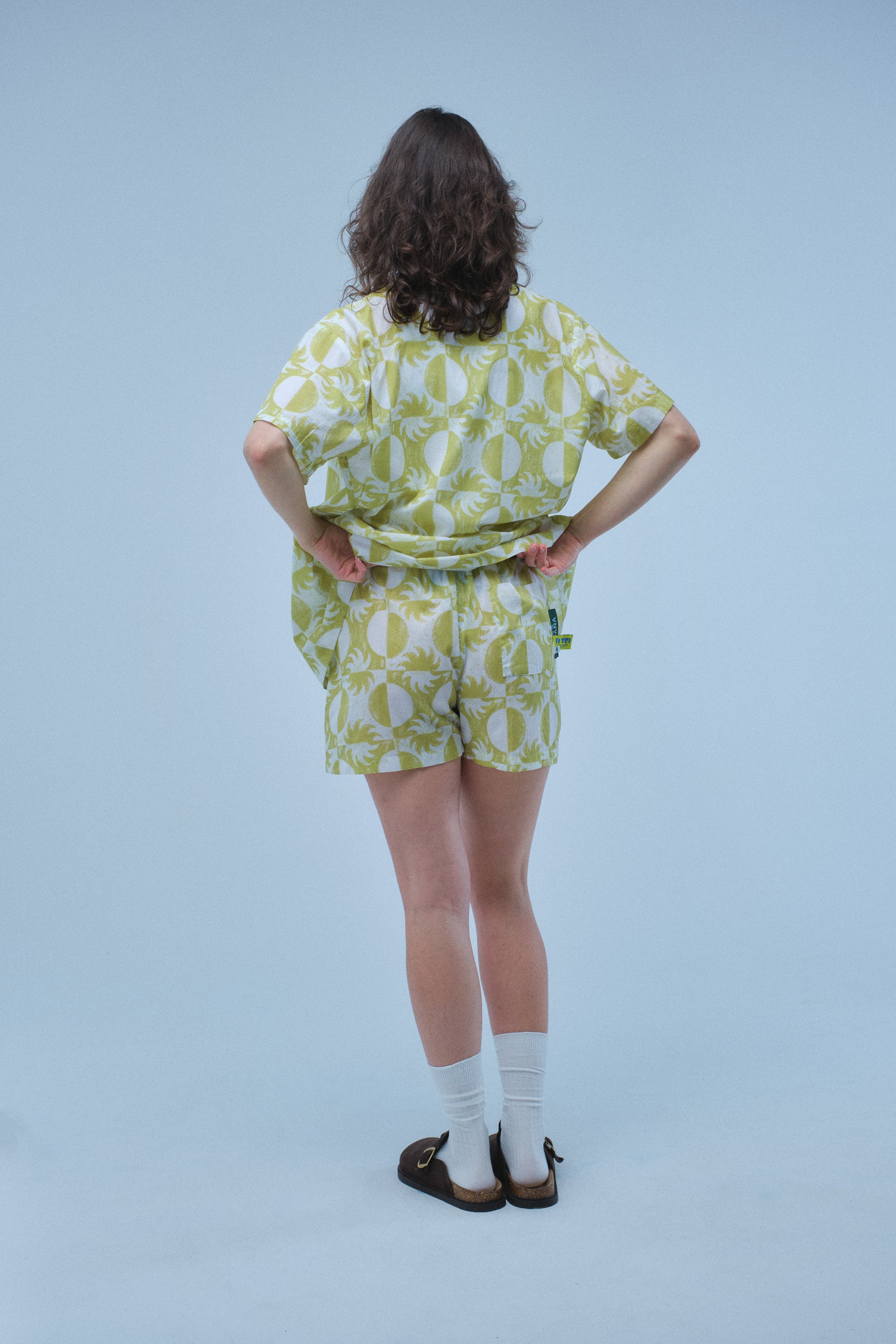 Olive Sun Shorts – Recycled Cotton