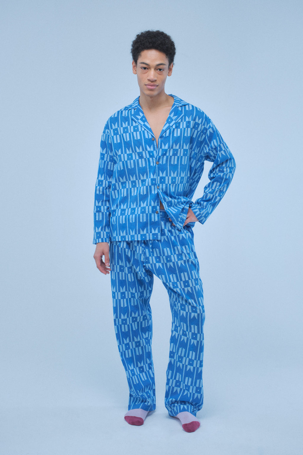 Playground Blue Pants – Recycled Cotton