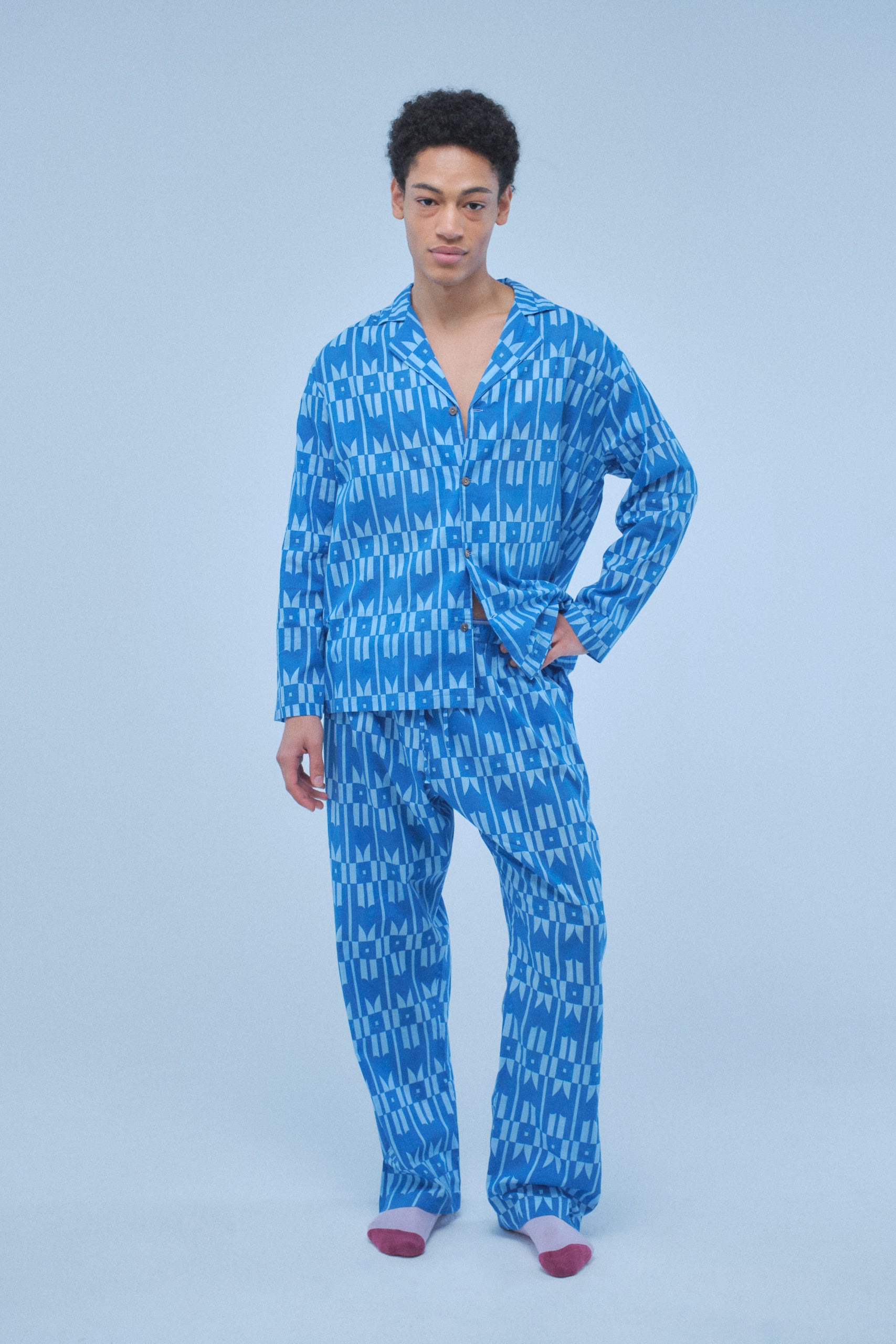 Playground Blue Pants – Recycled Cotton